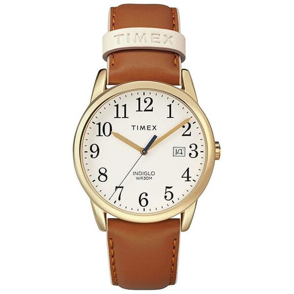 Women's Easy Reader Watch Tan/Gold-Tone/Cream/38mm - Picture 1 of 11